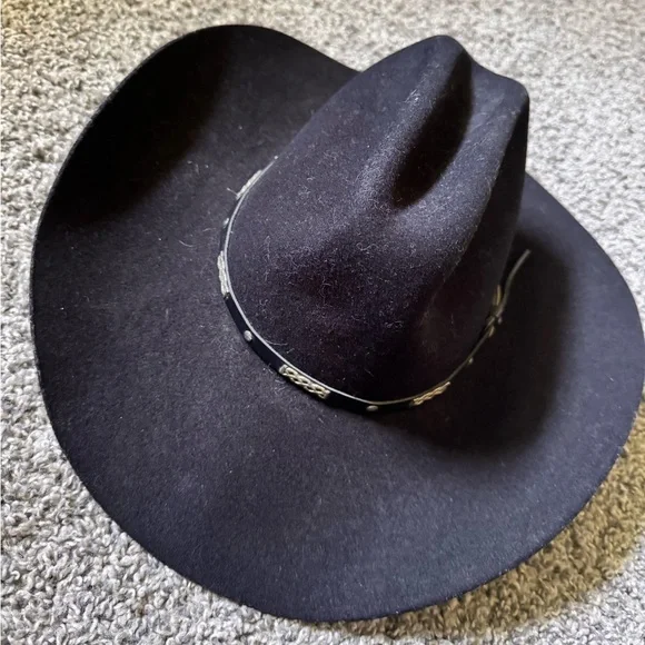 Stetson | Accessories | Stallion By Stetson Black Cowboy Hat  display picture 1